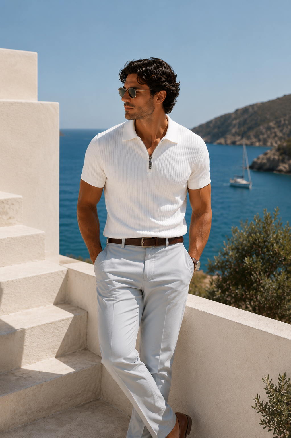 Polo Riviera Knit – Ivory