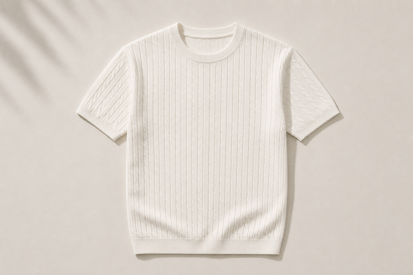 Camiseta Porto Knit – Ivory