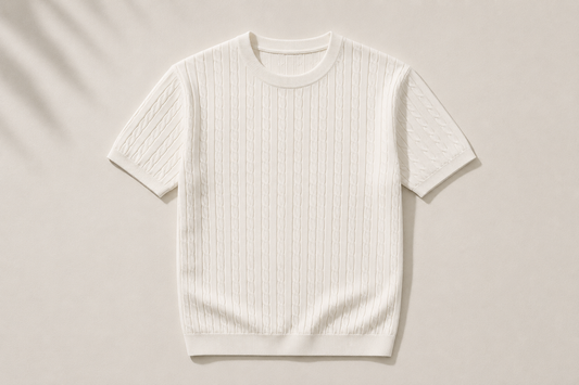 Camiseta Porto Knit – Ivory