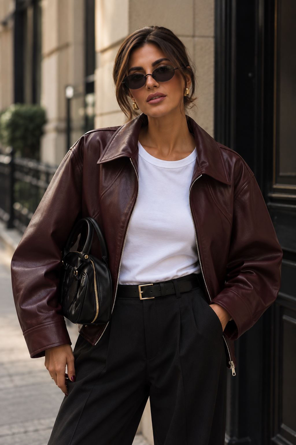 Chaqueta Portofino Burgundy