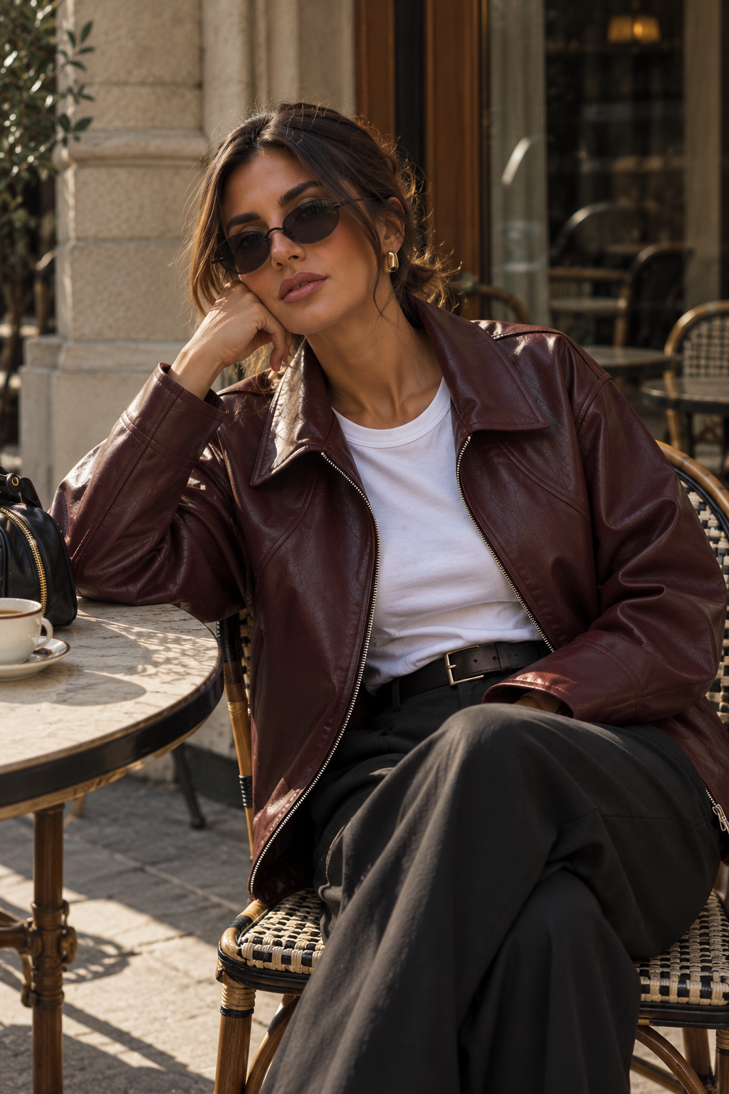 Chaqueta Portofino Burgundy