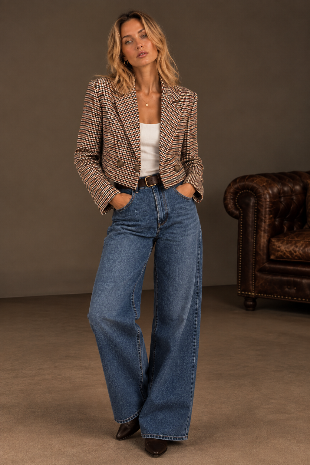 Blazer Firenze Check