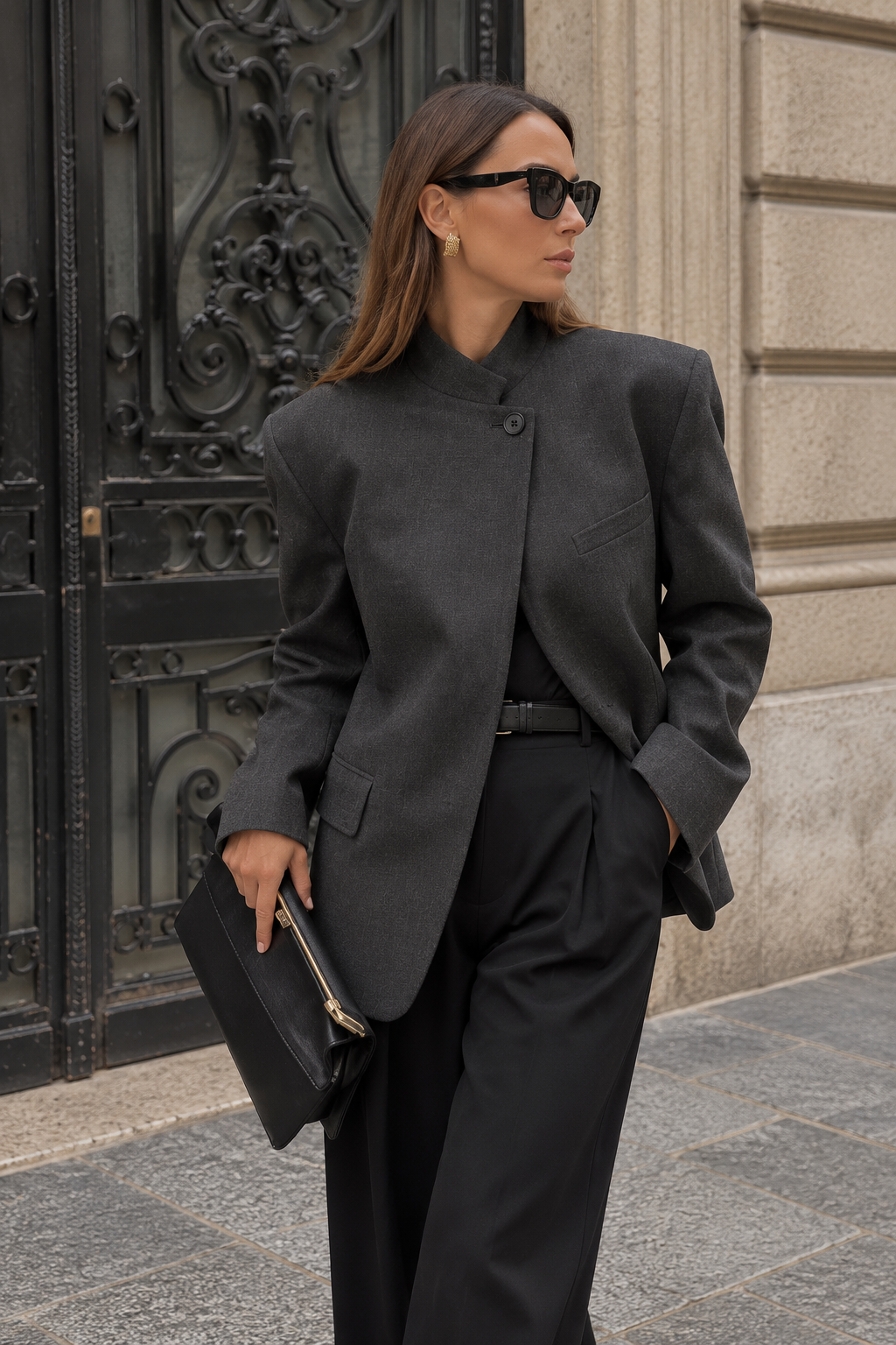 Blazer Milano Charcoal