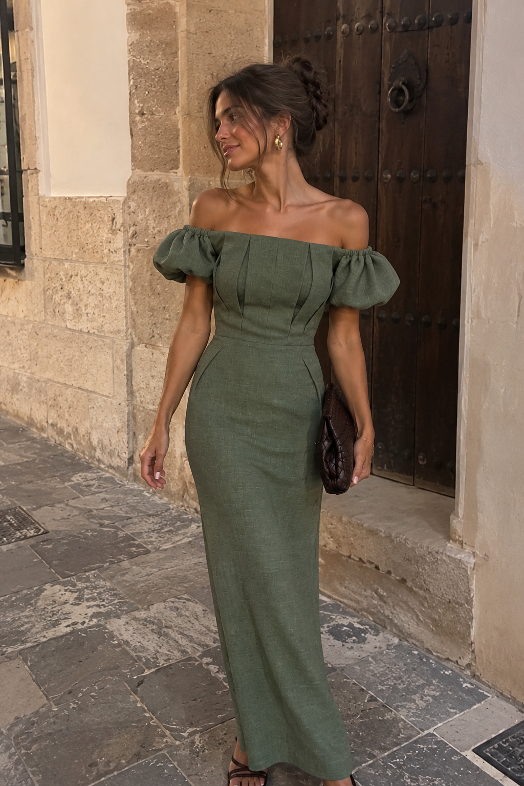 Vestido Olivia Verde Oliva